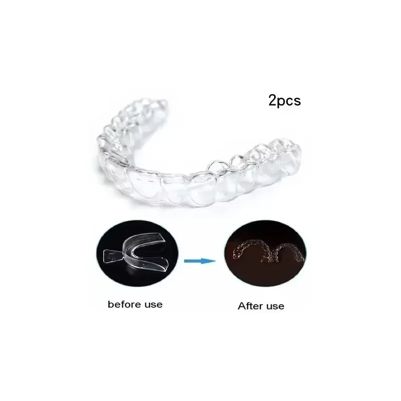 2-piece Teeth Tray Whitening Braces For Oral Hygiene Care Bleaching Teeth Tools