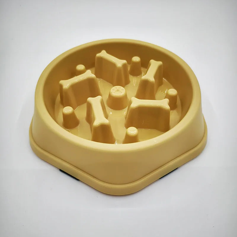 Anti-Slip Anti-Choking Slow Feeder Bowl for Large Dogs - Anti-Tip Pet Food Bowl for Golden Retriever