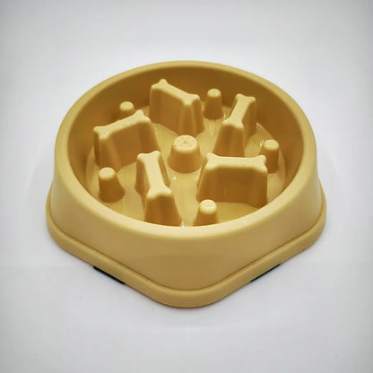 Anti-Slip Anti-Choking Slow Feeder Bowl for Large Dogs - Anti-Tip Pet Food Bowl for Golden Retriever