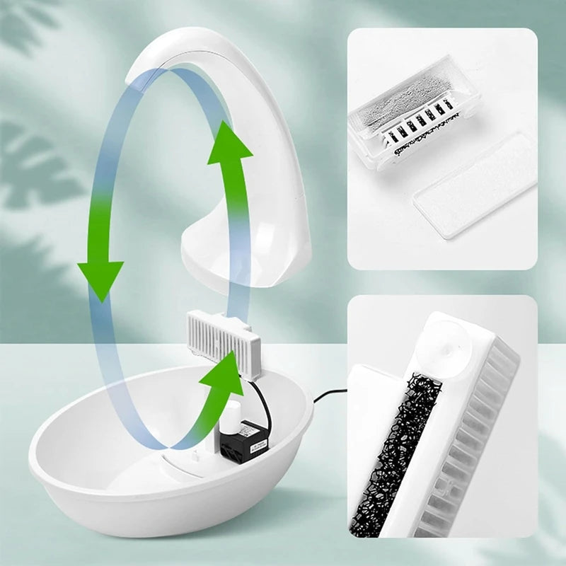 T-Shaped Filters Replacement Pet Water Fountain Filter Refill For Pioneer Mini Vortex And Swan Pet Drinking Fountain