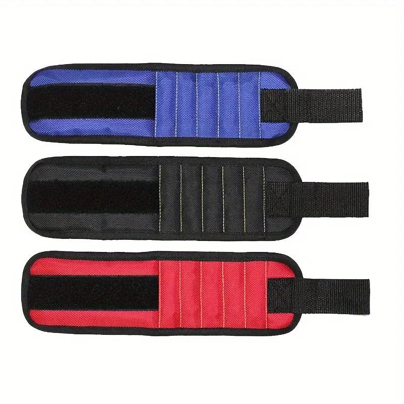 Strong Magnetic Wristband Portable Tool Bag Electrician Adjustable Wrist Belt Screws Small Metal Nails Bolts
