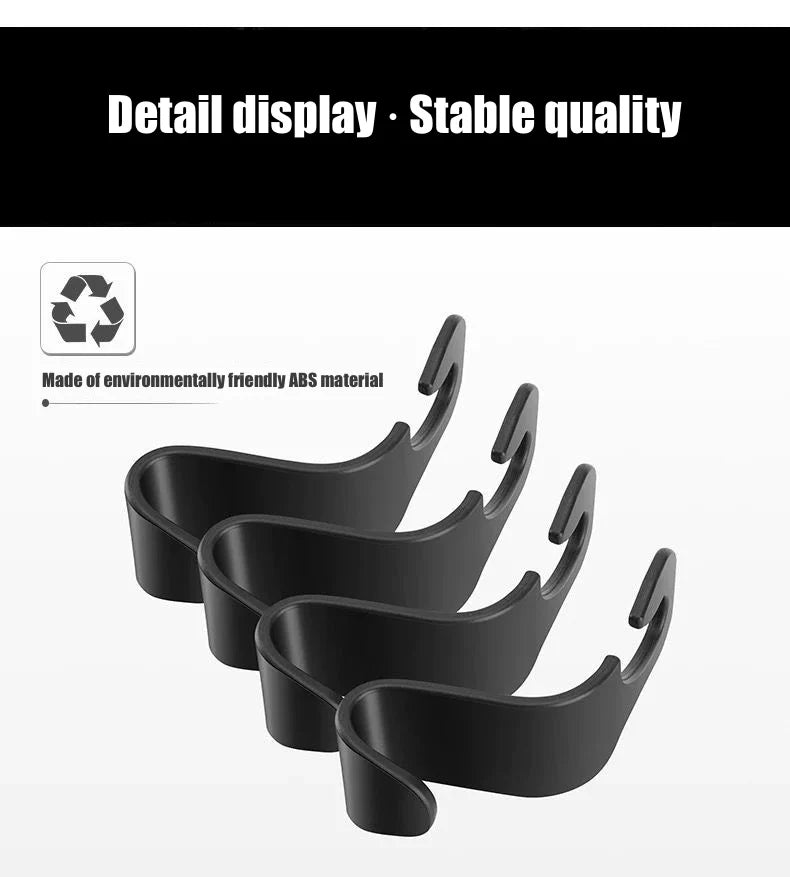 Car headrest hooks Multi-functional seat hooks Car storage equipment Car interior accessories