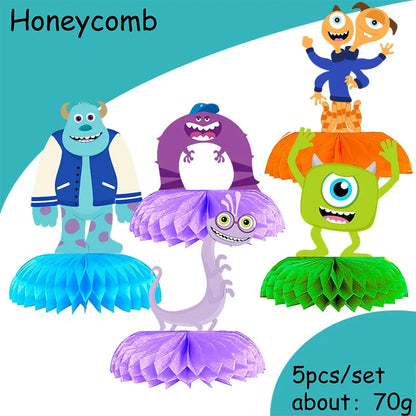 MINISO Monsters University Theme Birthday Party Decoration Party Supplies Hot Videos Scene Decoration Balloon Party Supplies