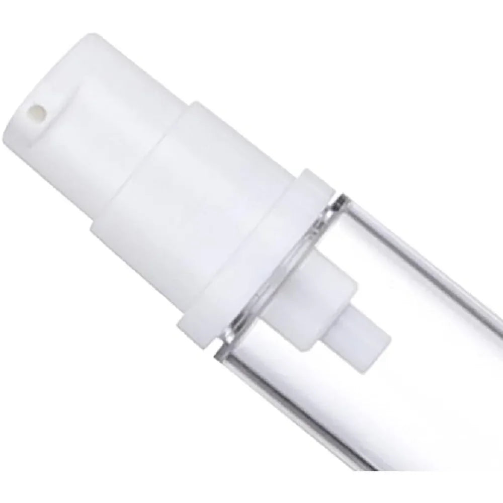 50PCS 5/10/15ML Clear Airless Lotion Spray Pump Bottles Empty Cream Vacuum Cosmetic Containers Travel for Foundations Serums