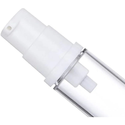 50PCS 5/10/15ML Clear Airless Lotion Spray Pump Bottles Empty Cream Vacuum Cosmetic Containers Travel for Foundations Serums