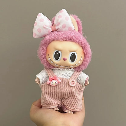 Labubu Baby Clothes 17cm Labubu Clothes Blind Box Doll Skirt Set Cute Dress Up Toy Festival Gift Birthday Gift Cute Party Gift
