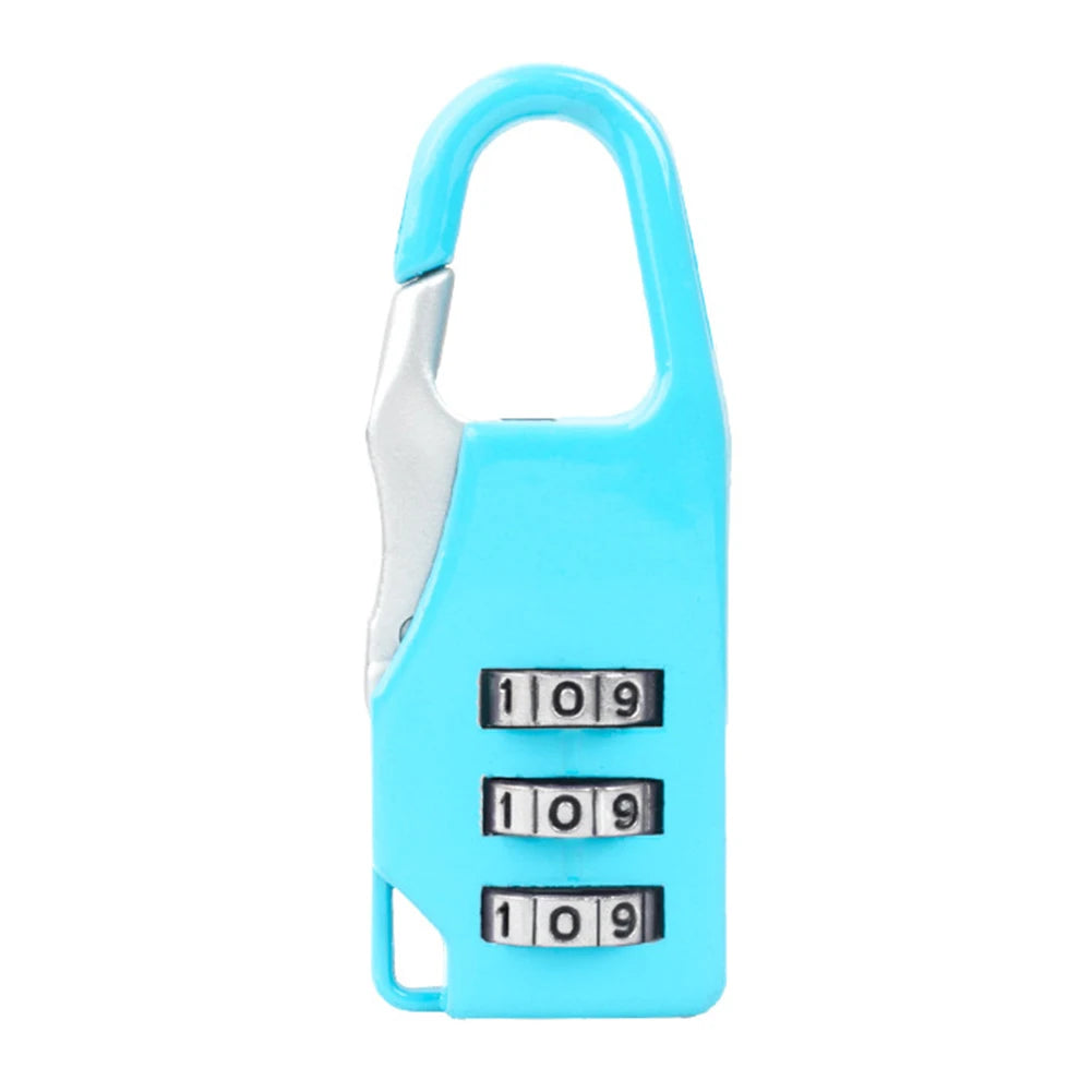 3 Digit Number Combination Pad Lock Padlock Outdoor Waterproof Lock Suitcase Luggage Security Coded Lock Zinc Alloy Code Lock