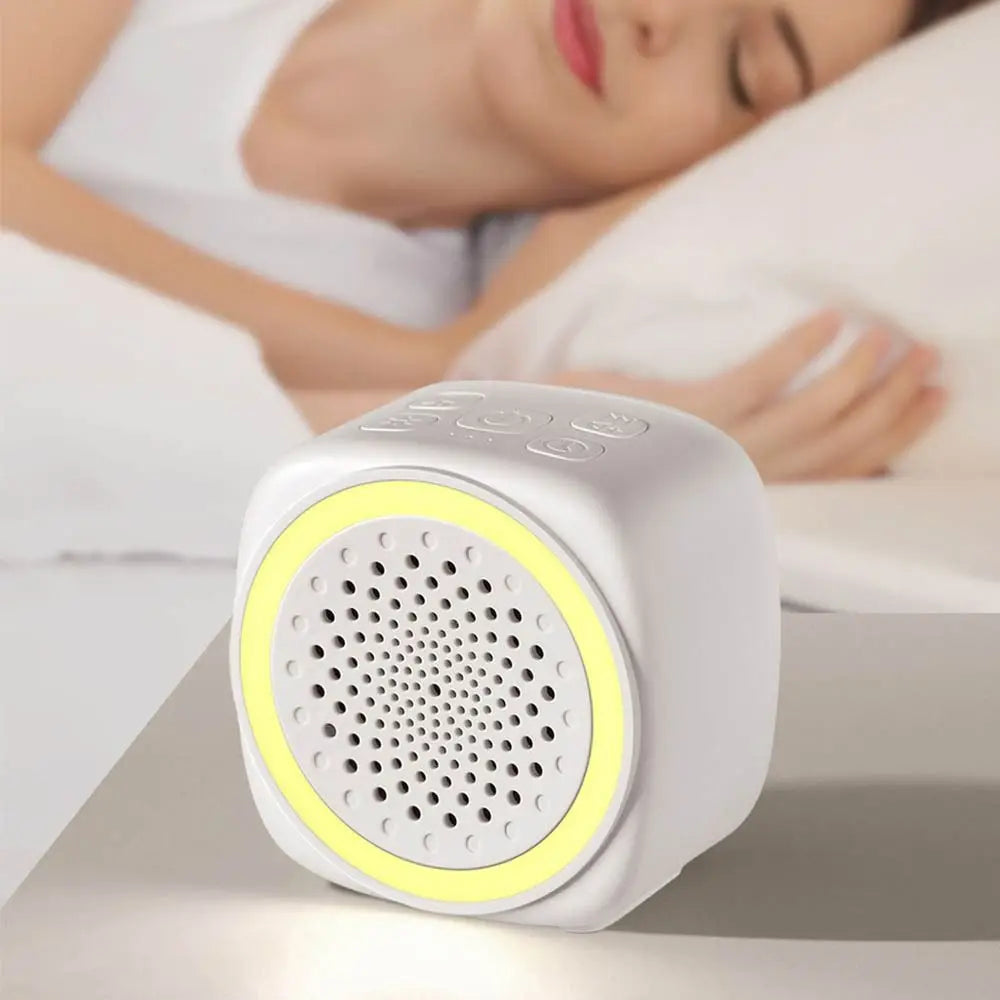with RGB Lighting Baby White Noise Machine 26 Types Soothing Music with Timer Sleep Sound Player Night Light Auto Shutoff