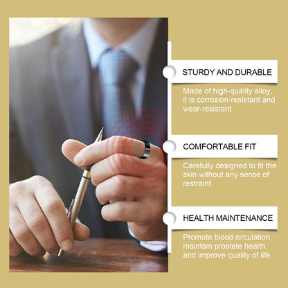 Prostate Ring Soothes And Improves Circulation, Enhances Function And Promotes Health. Health Ring