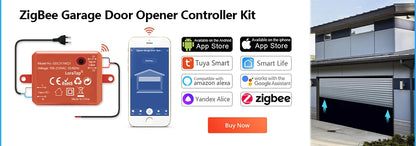 LoraTap Tuya Smart Life Garage Door Sensors Opener Controller WiFi Switch Alexa Opening Home Remote Control Contact Voice Portal