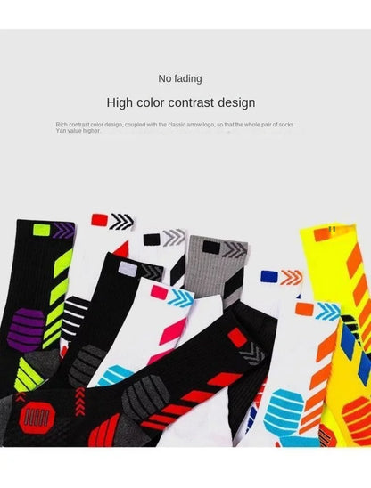 Sports Cycling Socks Breathable  Aero Socks Bicycle Sock Running Hiking Camping Football Basketball Socks Unisex