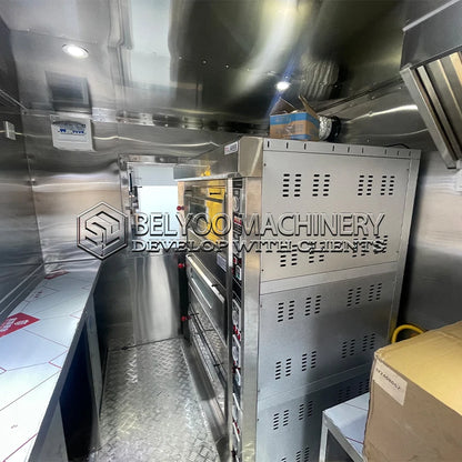 Luxury Multifunction Concession Food Trailer Coffee Vending Truck Big Mobile Food Truck Food Trailer for Street Fast Food