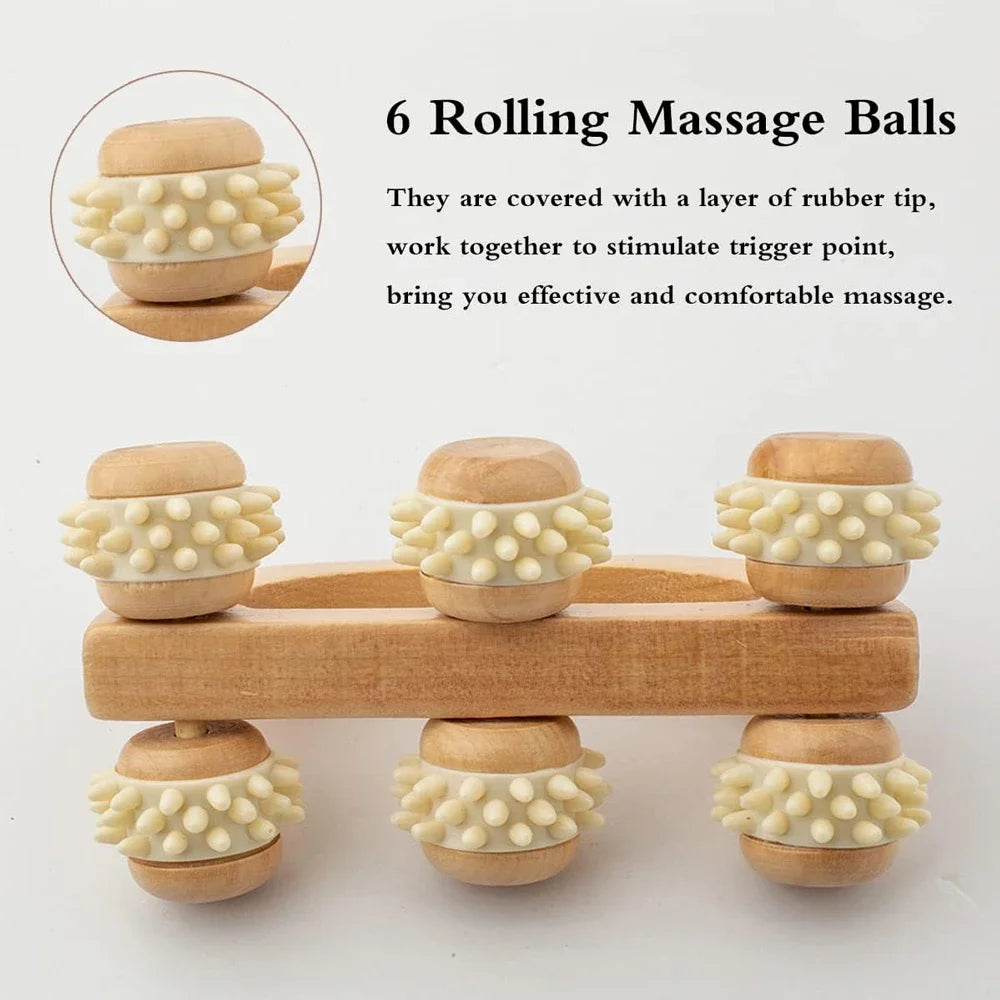 Back Massager Rollers, Multi-Functional Back Roller, Neck Massager, Eases Muscle Tension and Supports Skin Health, Muscle Roller