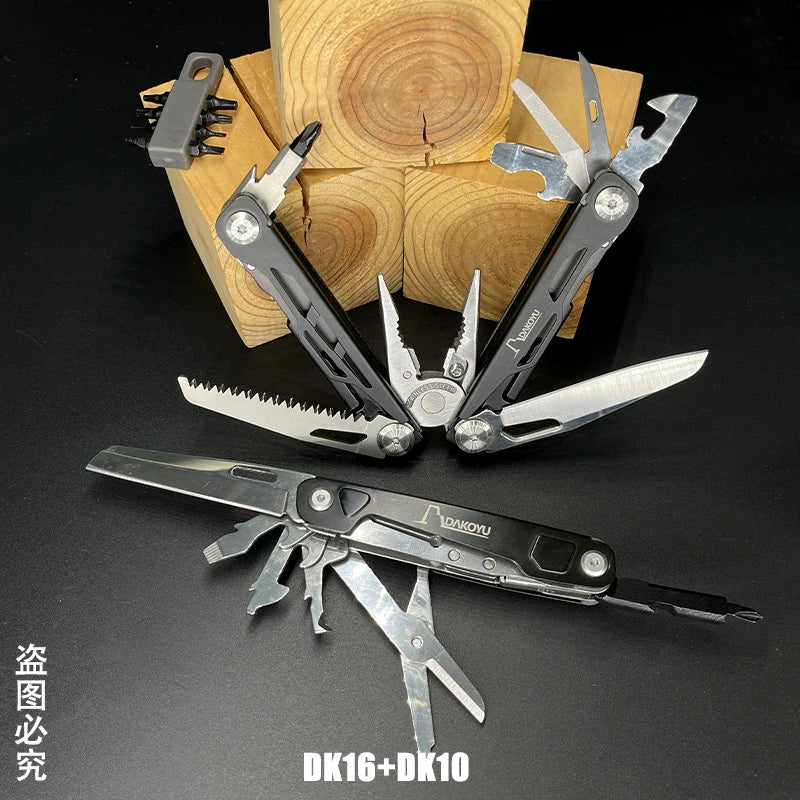 DAKOYU Outdoor Multifunctional Folding Multifunctional Tools Camping Equipment Portable EDC Detachable Large Scissors