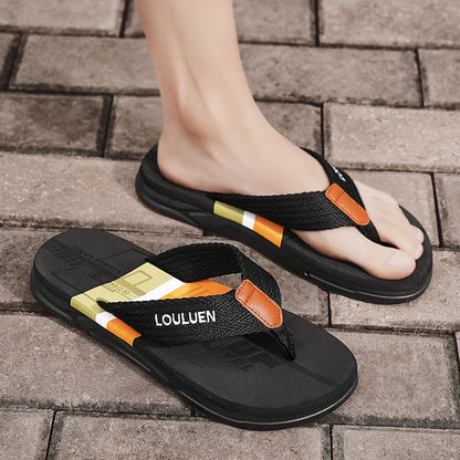 Flip-Flops Men's 2025 New Summer Non-Slip Flip-Flops for Outer Wear Beach Sandals