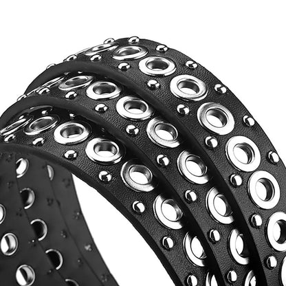 Women's Belt Fashionable Rivet Thin Belt Personalized Needle Buckle Belt Street Trend Punk HipHop Style Y2K Belt With Jeans Belt