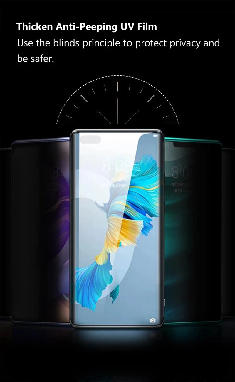 FONLYU UV Glass Film Cell Phone Screen Protector for Hydrogel Sheets Cutting Machine HD Matte Privacy Blueray Full Cover Movie