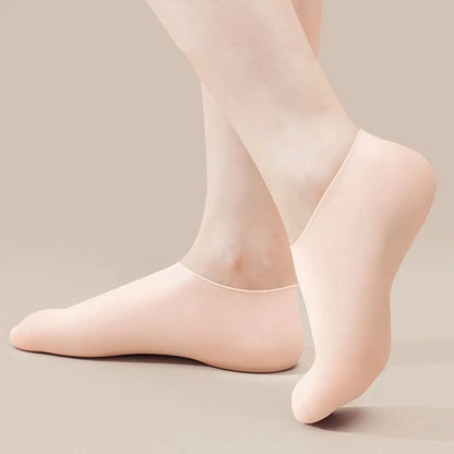 Repair Silicone Moisturizing Socks Remove Dead Skin Anti Cracking Skin Care Socks Pain Relief Exfoliating Foot Care Tool