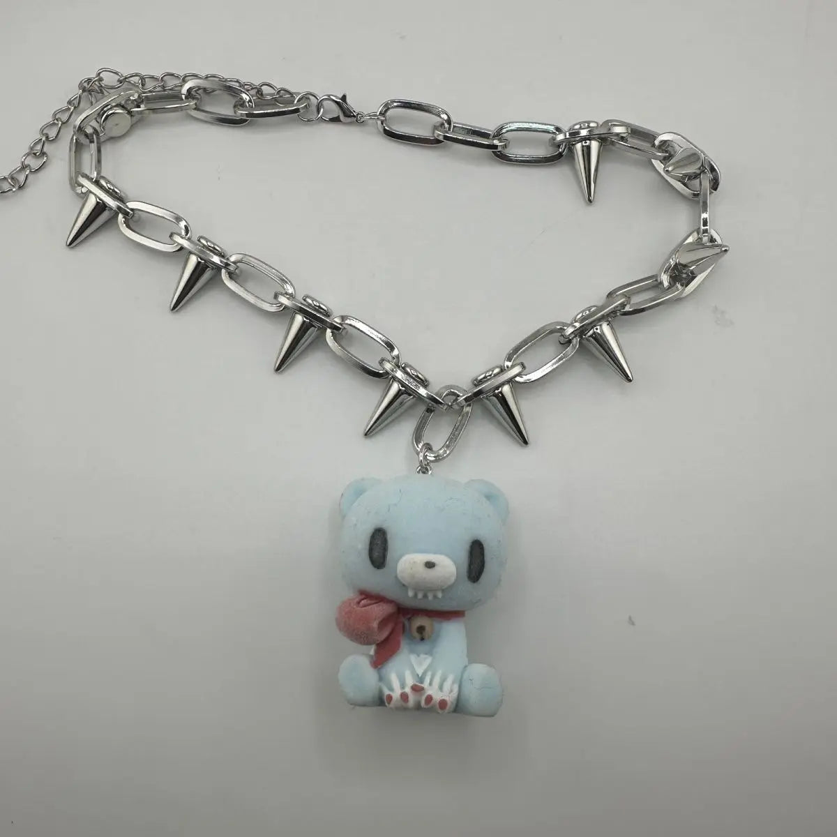 Accessories Series Cute Creative Handmade Melancholic Bear Necklace Fashion Accessories Y2k Style Accessories Children'S Gifts