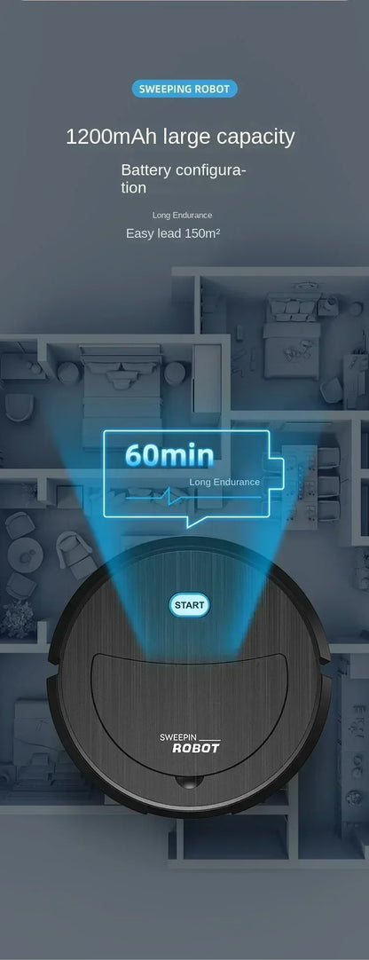 Intelligent Robot Cleaner USB Three in One Sweeping and Mopping Robot Cleaner Kitchen Robots Electric Floor Mop Home Appliance