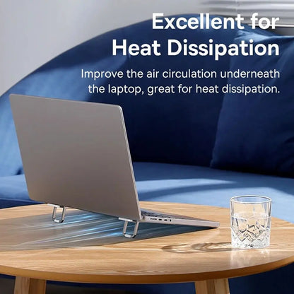 Laptop Heighten Stand for Keyboard Tablet Phone Holder Mini Portable Legs Laptop Stands for Macbook Huawei Notebook Support Feet