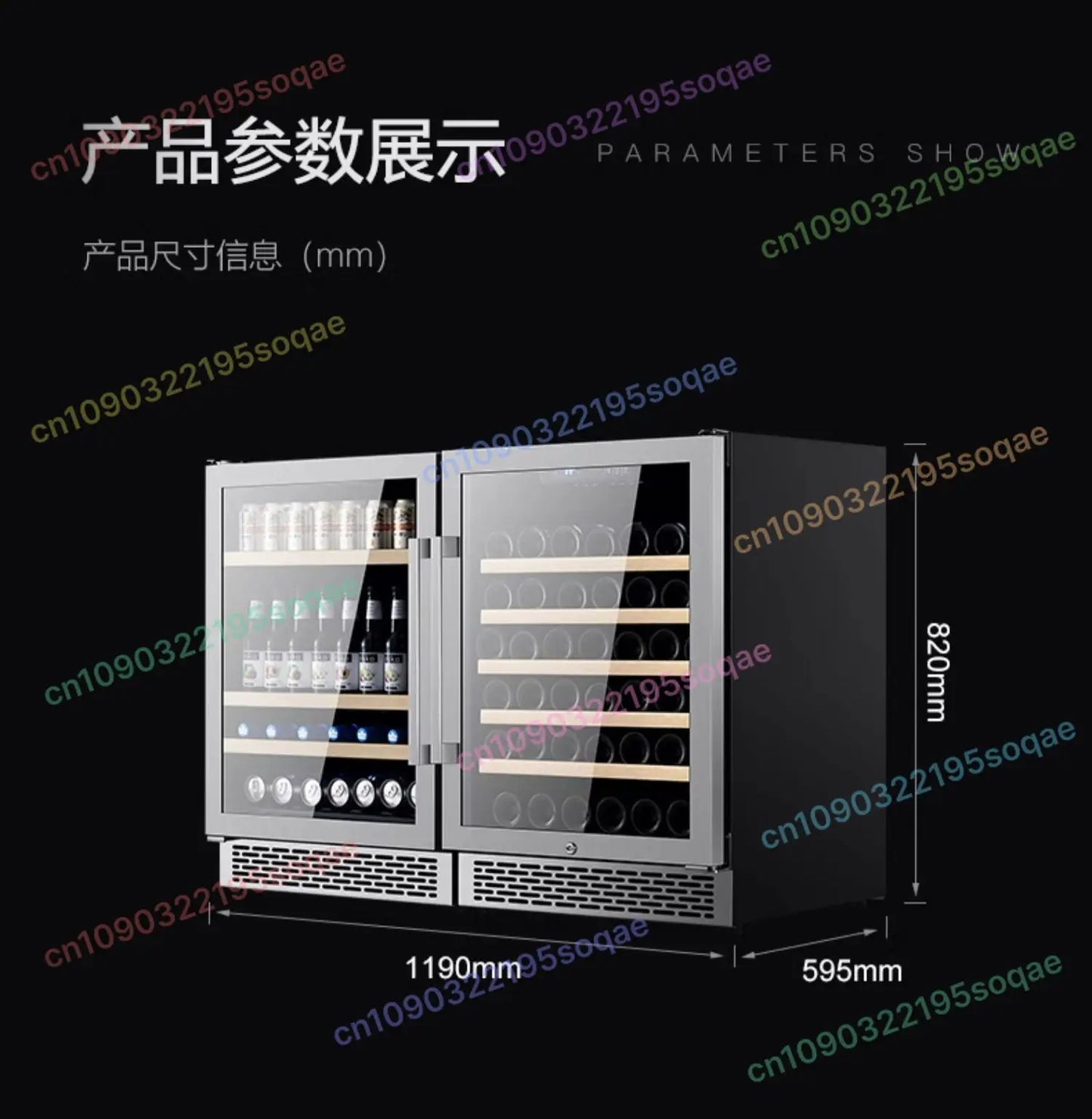 Embedded Wine Cabinet Household Small Refrigerator Constant Temperature Refrigerated Cabinet Drinks Ice Bar