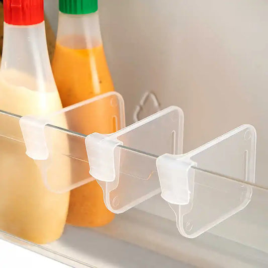 Efficient Refrigerator Kitchen Organizer Shelf Storage Dividers for Eggs Bottles and Other Items organizer kitchen fridge