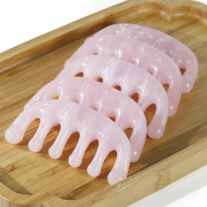 Scalp Meridian Comb Treatment Comb Household Female Facial Scraping Stretching Five Finger Dredging Head Special Massage Comb