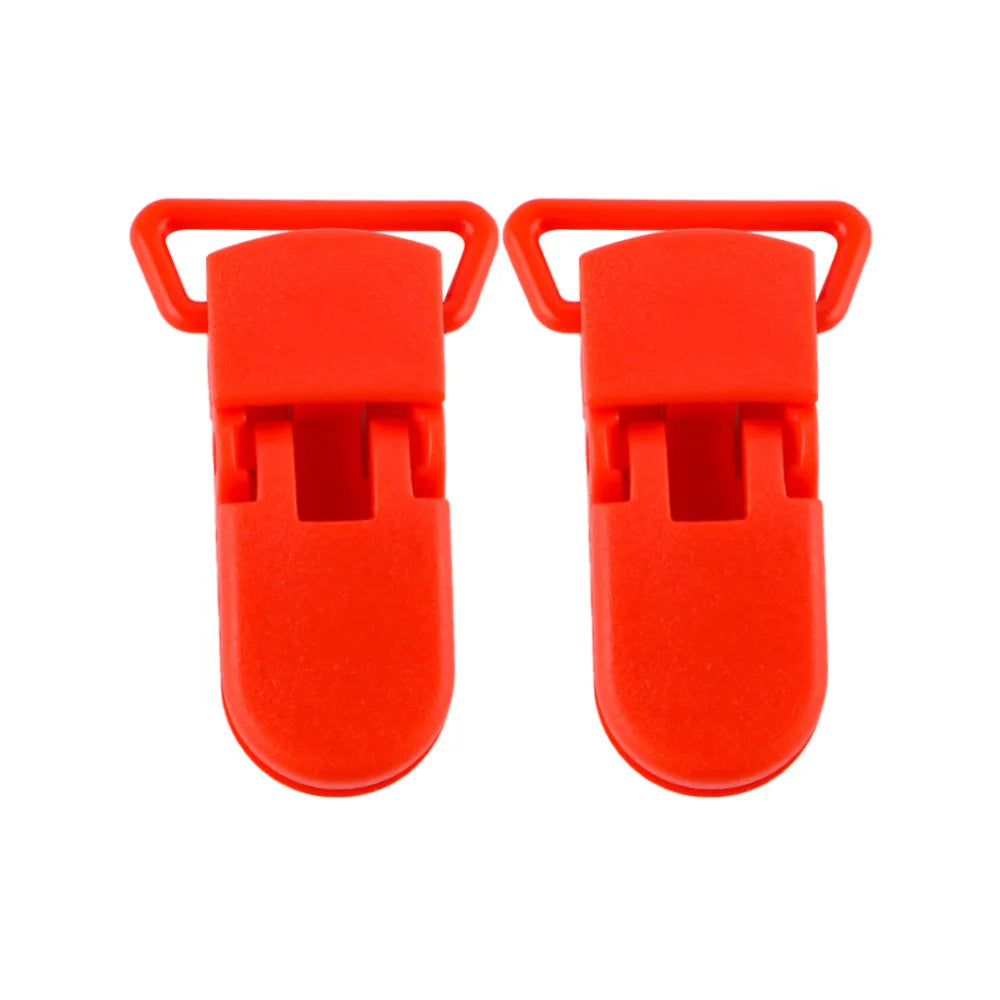 10Pcs/Lot Plastic Clasp Colorful Solid Clip Chain Making For Jewelry Handmade Crafts Making Accessories