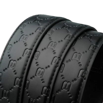 Luxury Men's Belt Genuine Leather Belt Men Adjustable Automatic Belt, Men's Business Belt Fashion Designer Belt for Men