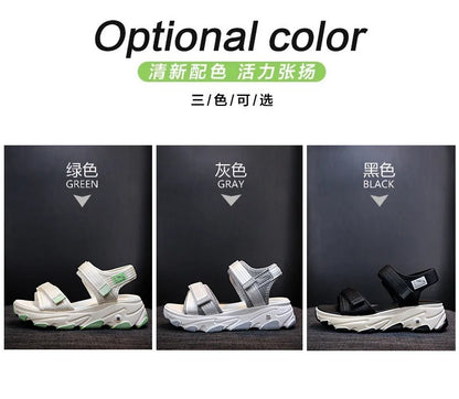 Sandals Women Shoes 2024 New Summer Sports Daddy Fashion Casual Non-Slip Platform non-slip Beach Shoes Sandalias