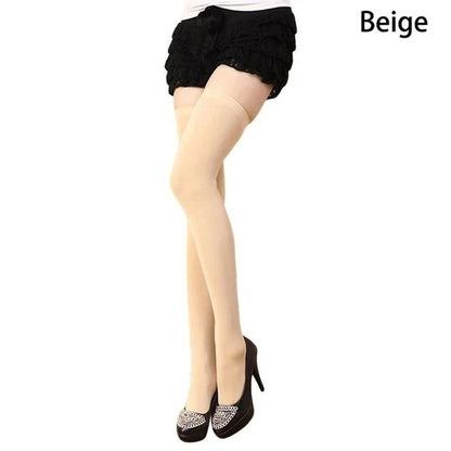 Sexy Black White Soild Color Long Socks Women Over Knee Thigh High Over The Knee Stockings Lolita Ladies Girls Warm Knee Socks