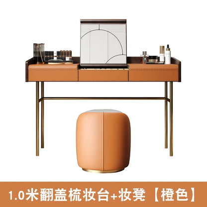 Living Room Vanity Table Nail Makeup Drawers Bedroom Storage Luxury Dressing Table European Mesa De Maquillaje Trendy Furniture