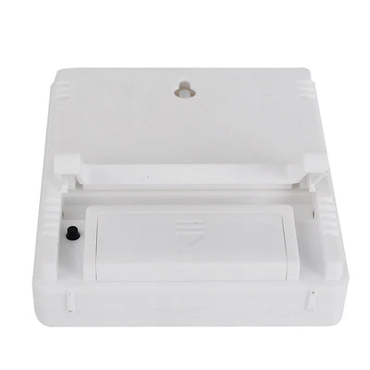 Lash Grafting LCD Digital Thermometer Hygrometer Temperature Humidity Tester Weather Station Clock For Eyelash Extension Makeup