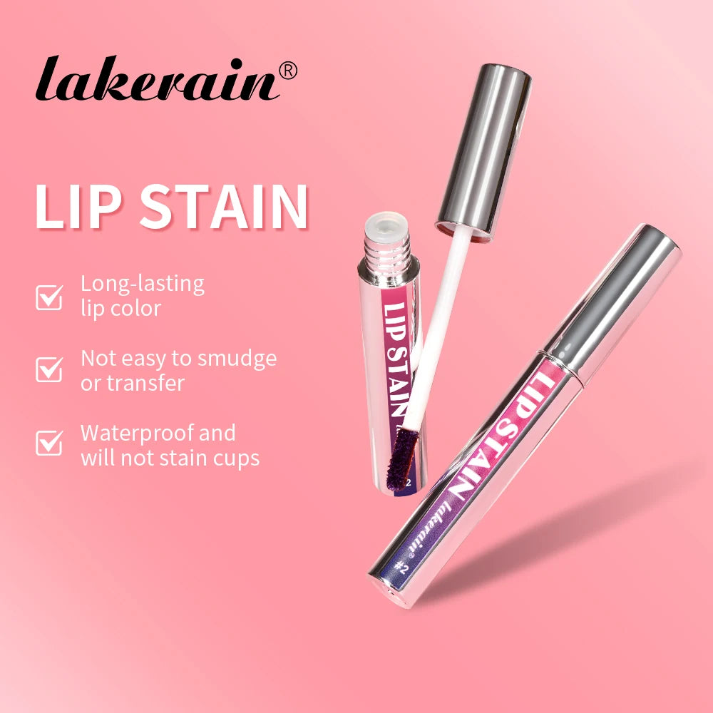 Soft Matte Peel Off Lip Stain Reveal Long Lasting Waterproof Cool Rose High Color Transfer Proof Non-stick Cup Natural Lip Stain