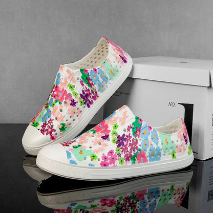 EVA Beach Summer Sandal Holey Shoe Kid Boy Girl Garden Cave Shoe Child Sandal Women Garden Sandal Graffiti Casual Outdoor Shoe