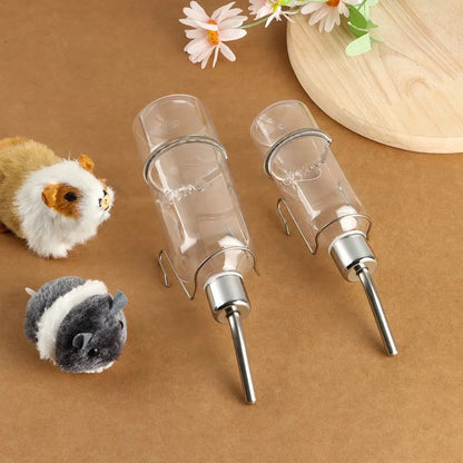 180ml/350ml Small Animal Drinking Fountain Rabbit Hamster Water Bottle Pet Automatic Drinking Device
