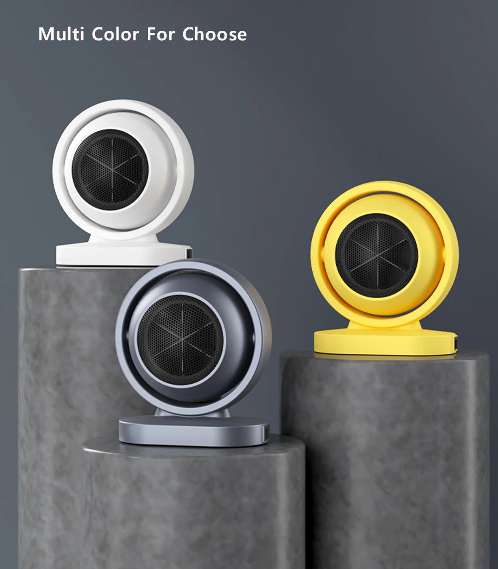 Hot Air Blower Electric Heater Heating Fans Mini PTC Fan Heater Bathroom Fan Heaters Portable Smart Fan Heater for Bathroom Home