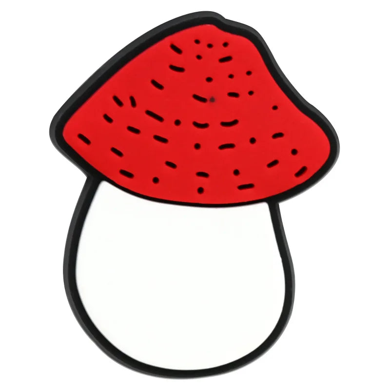 Cute Mushroom Shoe Charms Decoration for Crocs Pin Accessories Bracelet Wristband Party Party Gifts