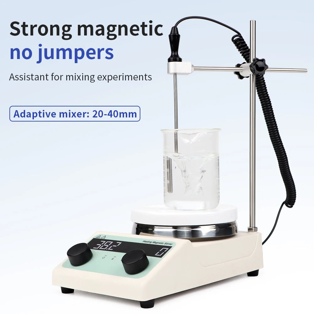 Magnetic Stirrer With Heating Digital Display Thermostatic Stirrer Laboratory Hot Plate Magnetic Mixer 200-1500rpm/100-1500 rpm