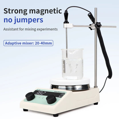 Magnetic Stirrer With Heating Digital Display Thermostatic Stirrer Laboratory Hot Plate Magnetic Mixer 200-1500rpm/100-1500 rpm