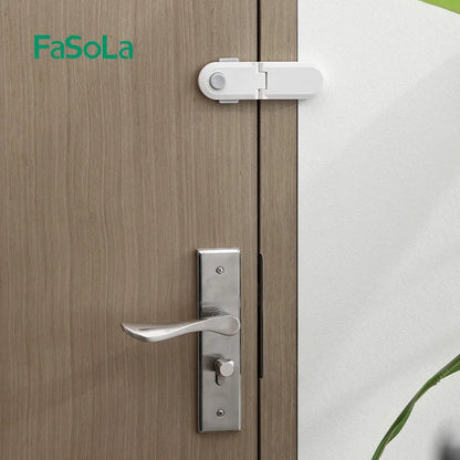 FaSoLa Adhesive Straps Locks Baby Proofing Cabinet Latches for Drawers Fridge Door Oven Window No Drilling Safety Lock