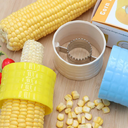 Stainless Steel Corn Thresher Fruit Vegetable Tools Easy Peeling Corn Thresher Peeler Corn Cob Remover Kitchen Accessories