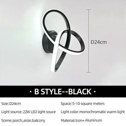 LED Wall Lamp Modern Creativity Ceiling Lights For Bedroom Bedside Living Room Corridor Indoor Home Decoration Lighting Fixtures