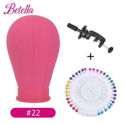 Canvas Block Head Kit Training Mannequin Wig Head Display Styling Mannequin Manikin Head Wig Stand wig head Stand