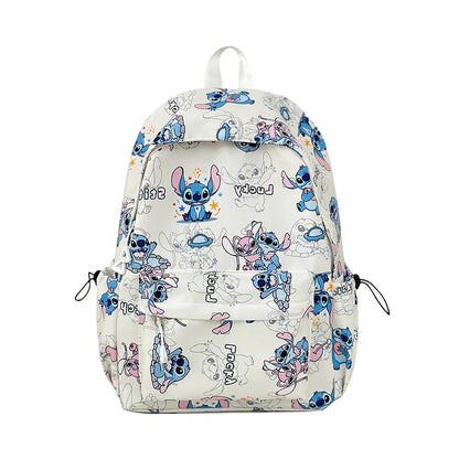 New Student Backpacks Stitch Printed Schoolbags Trendy Backpacks Large-capacity Lightweight Student Casual Bags Anime Schoolbags