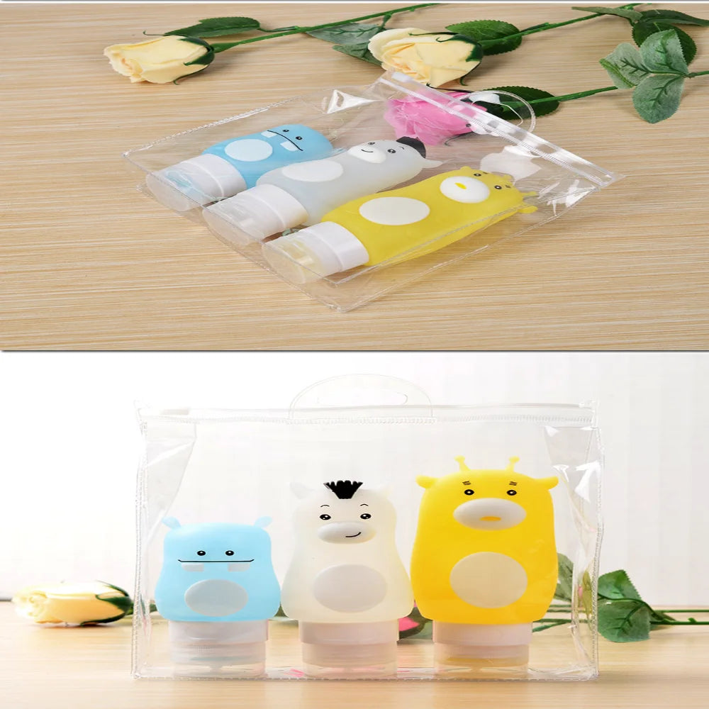 Portable Travel Bottles Leak-Proof Refillable Container Bottles Travel Refillable Kit Portable Empty Travel Bottles For Luggage