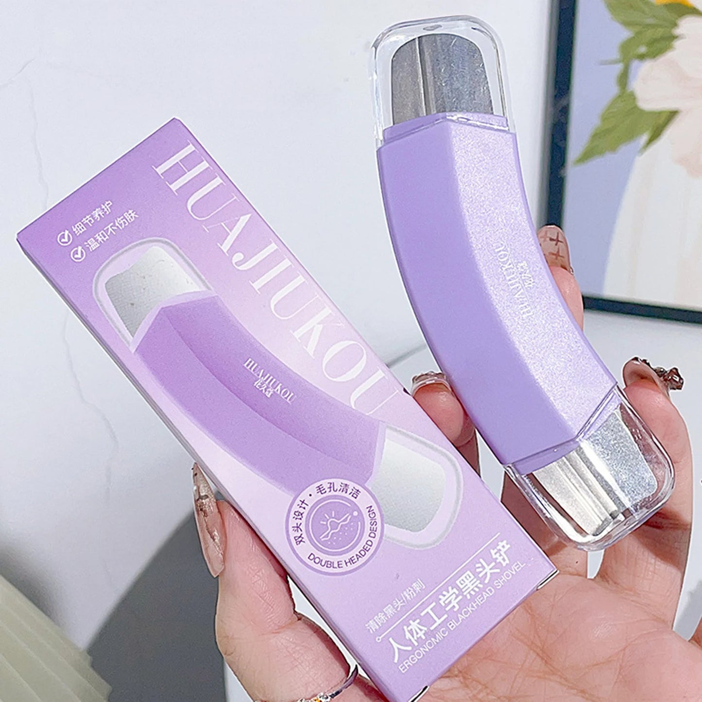 Blackhead Remover Tool Face Skin Care Tools Deeping Clean Master Facial Scrubber Stainless Steel  Pore Cleaner Women Men makeup