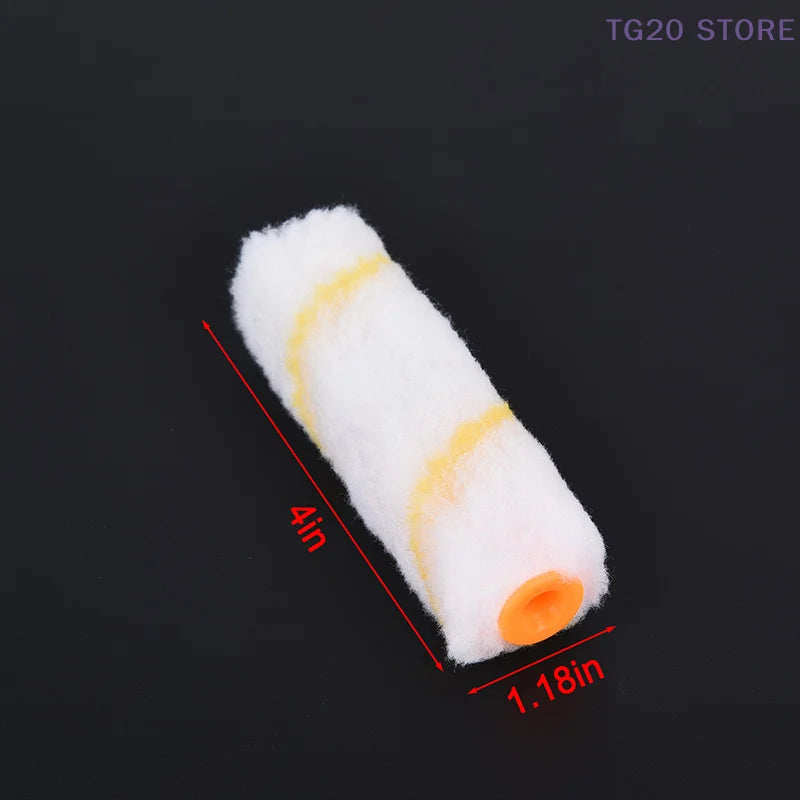 10pcs 4 inch Craft Paint Foam Rollers Decorative Corner Roller Sponge Tool Sets