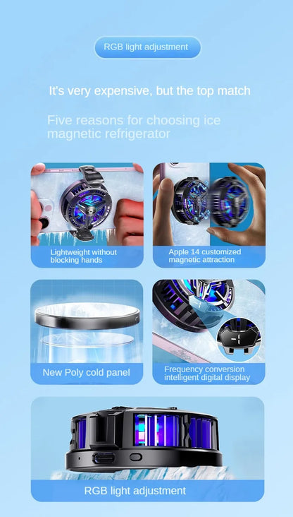 SL10 New Mobile Phone Radiator for Mobile Phone Phablet Fan Semiconductor Mobile Phone Cooler Gaming Cooler Mobile Phone